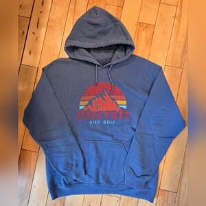 Men's Blue Disc Golf Hoodie